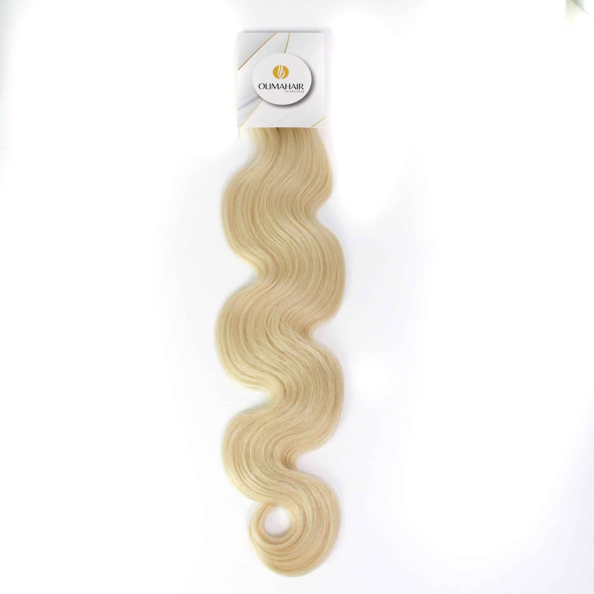 TISSAGE CALIFORNIA (BLOND PLATINE) - 16" 50 GR - ONDULÉ