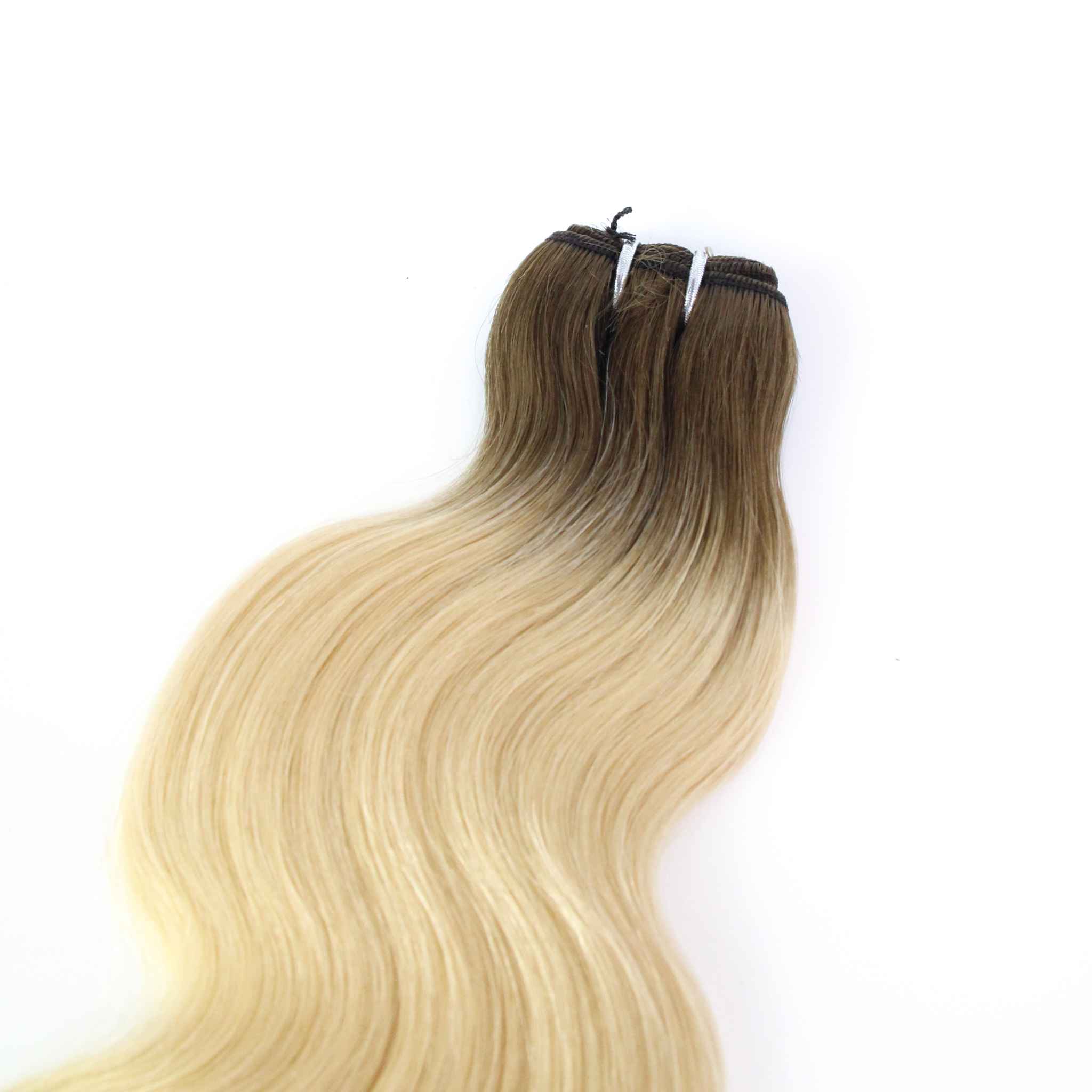 TISSAGE CALIFORNIA OMBRÉ (BLOND PLATINE) - 16" 50 GR - ONDULÉ