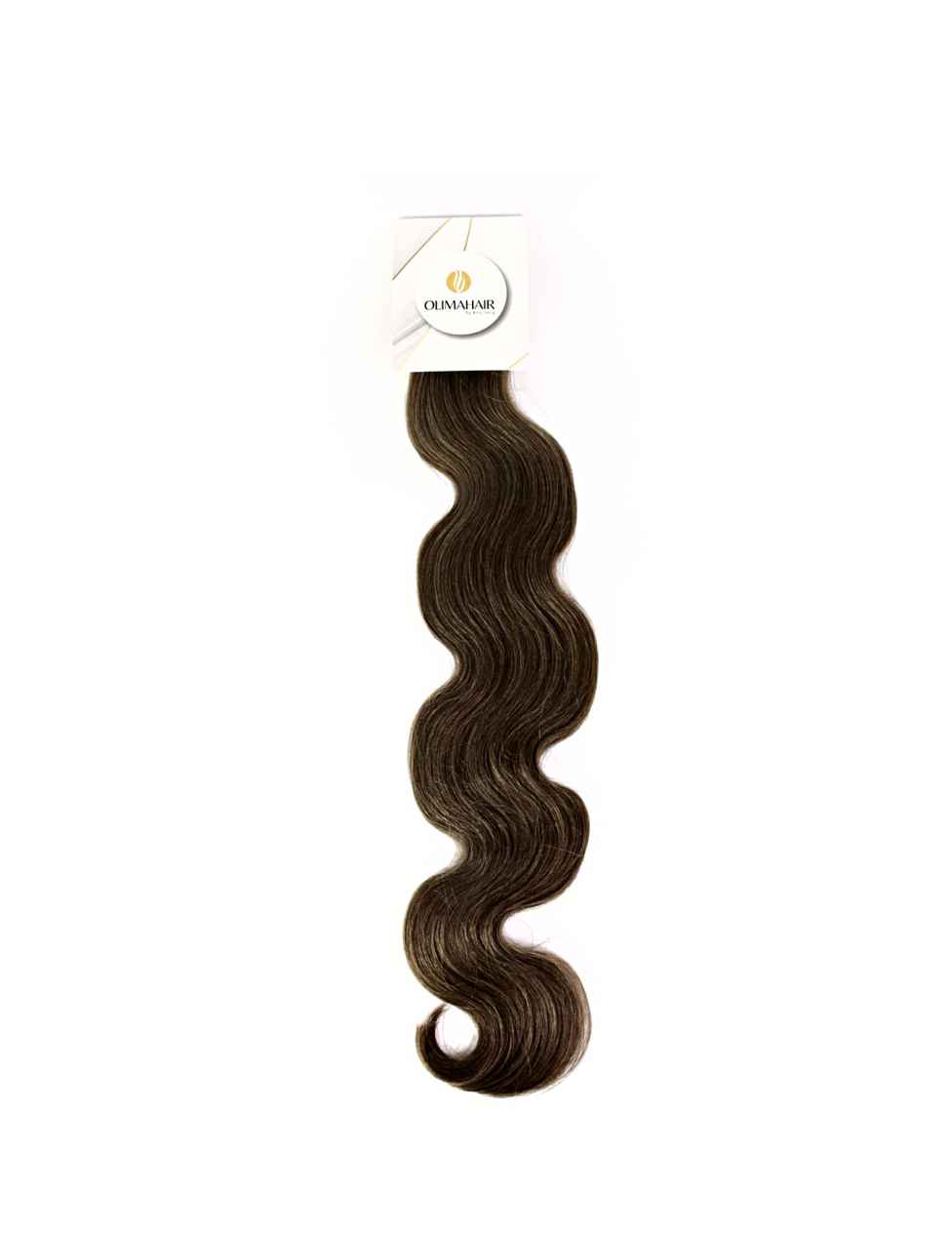 TISSAGE ÉBÈNE (BRUN CLAIR) - 16" 50 GR - ONDULÉ