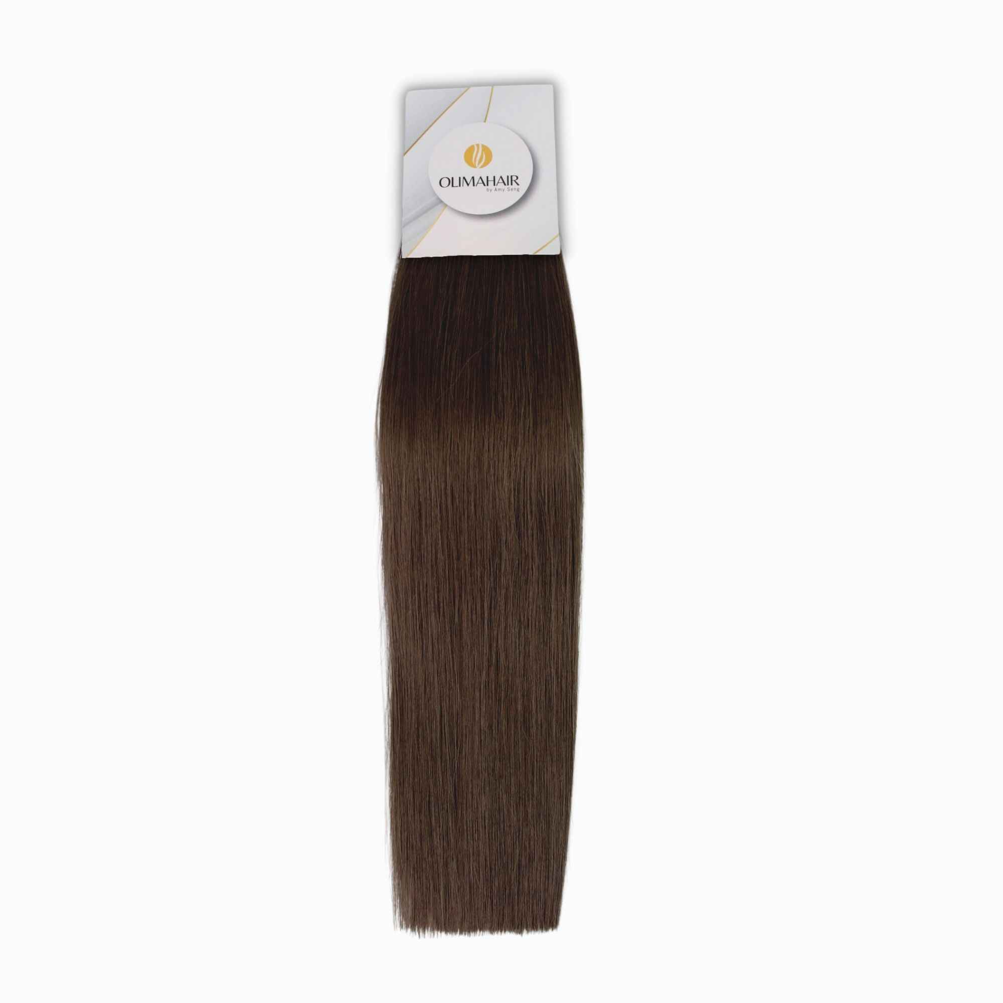 TISSAGE ÉBÈNE (BRUN CLAIR) - 18" 50 GR - LISSE