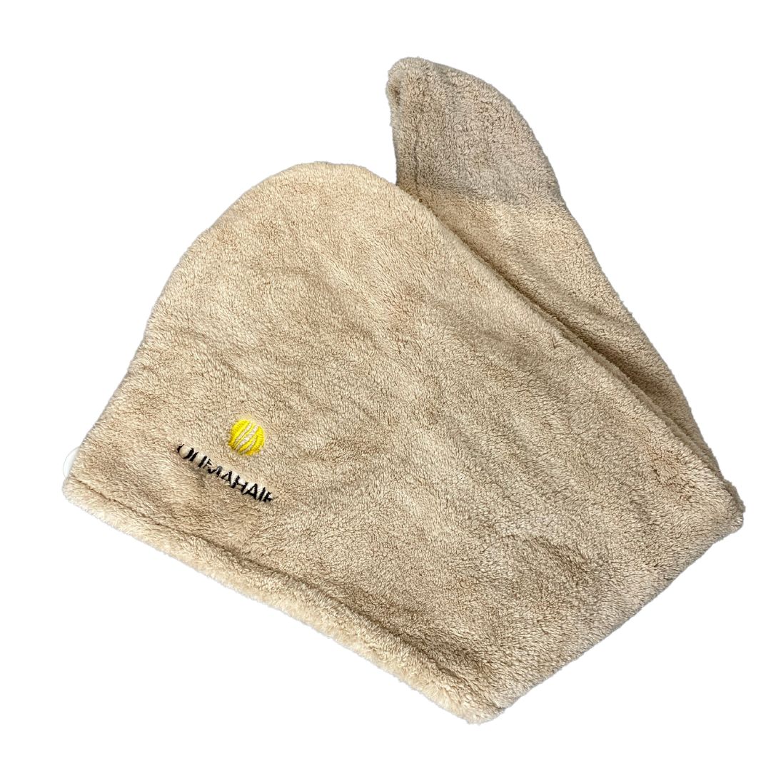 Serviette cheveux champagne