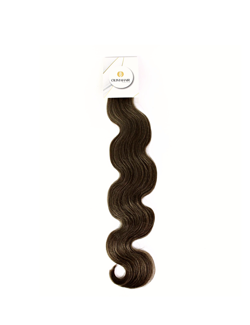 TISSAGE ÉBÈNE (BRUN CLAIR) - 16" 50 GR - ONDULÉ