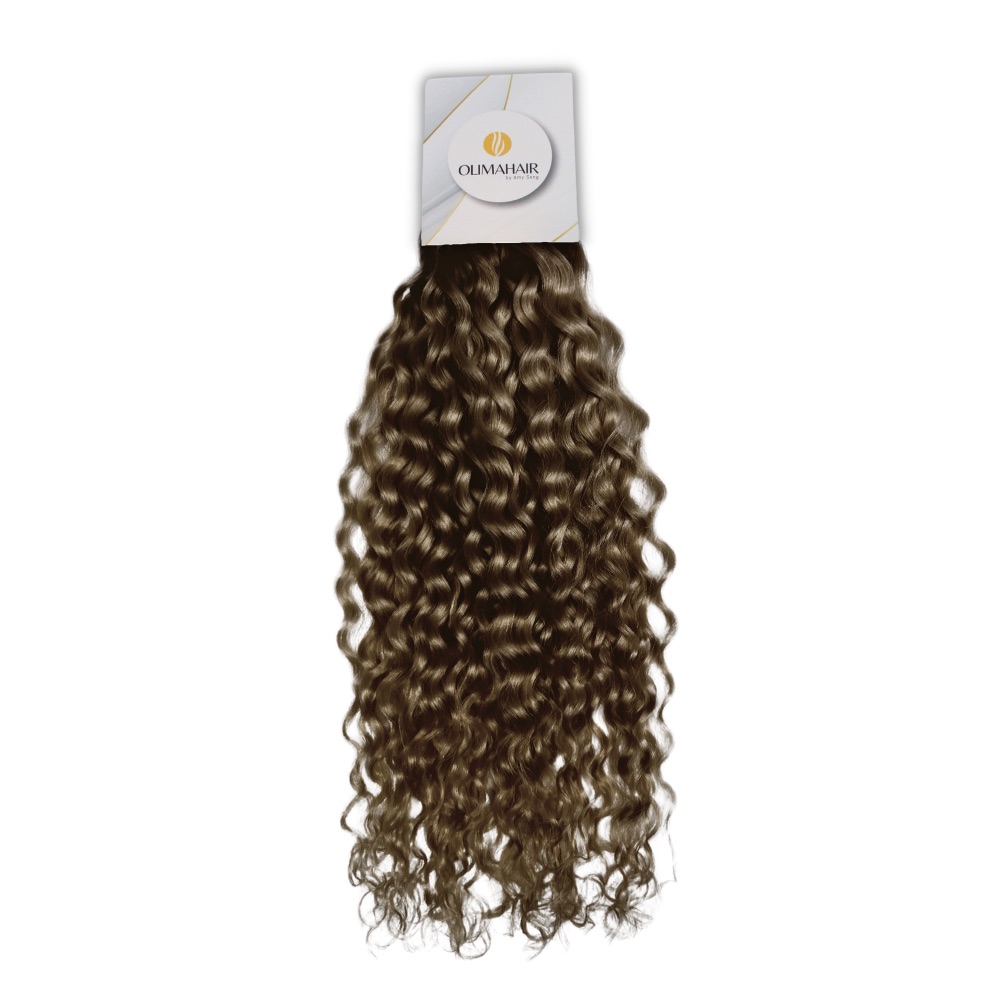 TISSAGE ÉBÈNE (BRUN CLAIR) - 24" 50 GR - BOUCLÉ